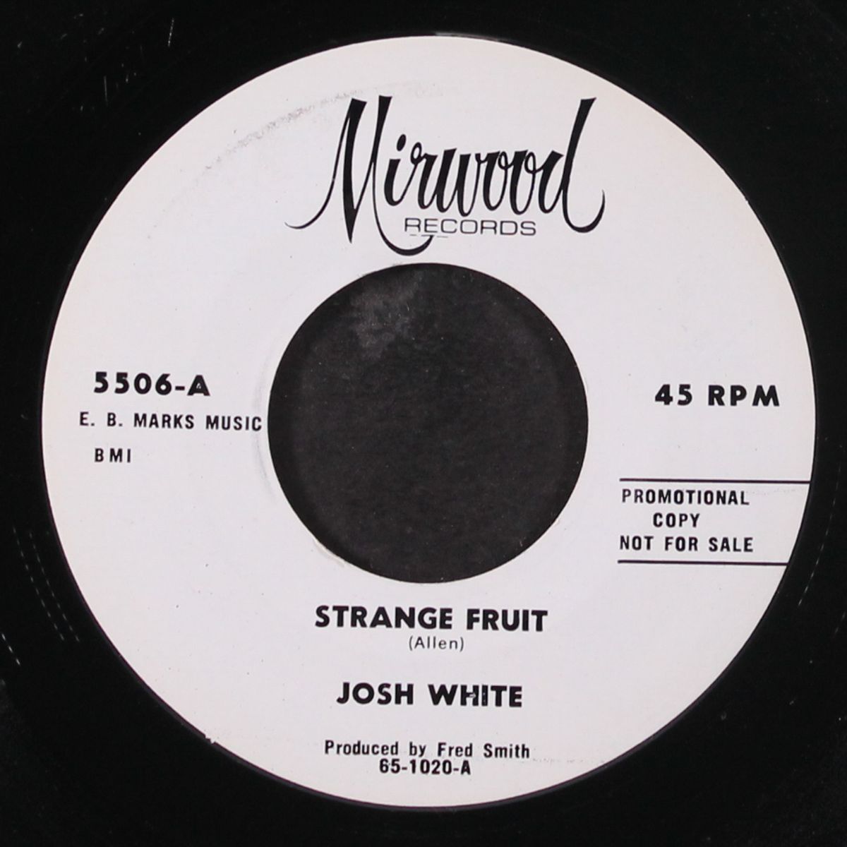 jelly jelly blues / strange fruit by JOSH WHITE