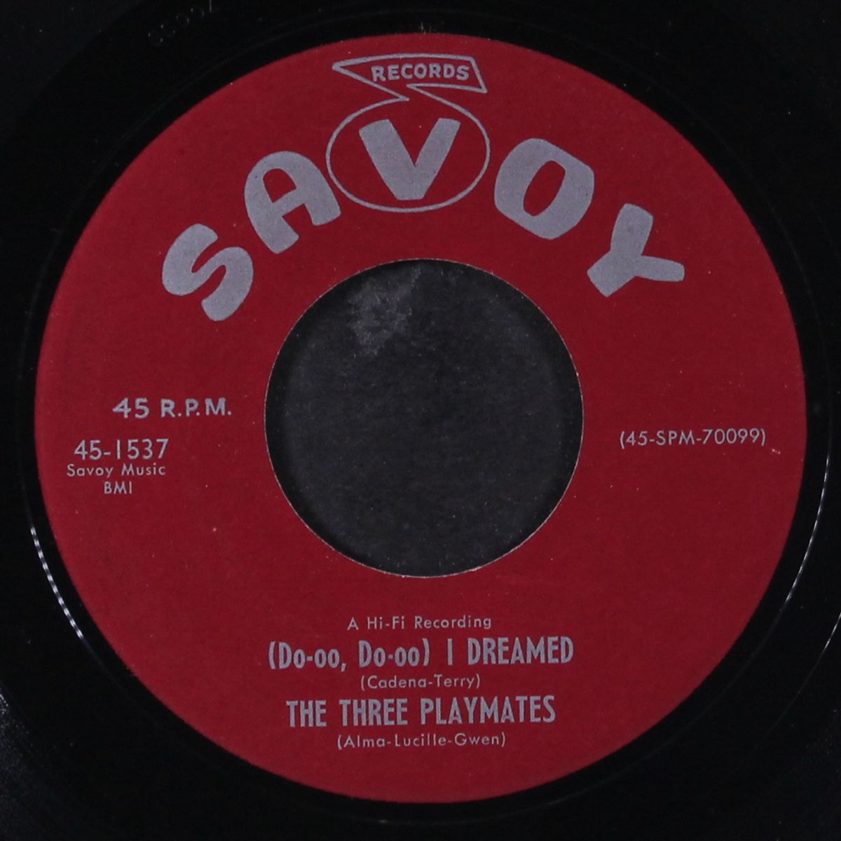 i dreamed / give your love to me by THREE PLAYMATES
