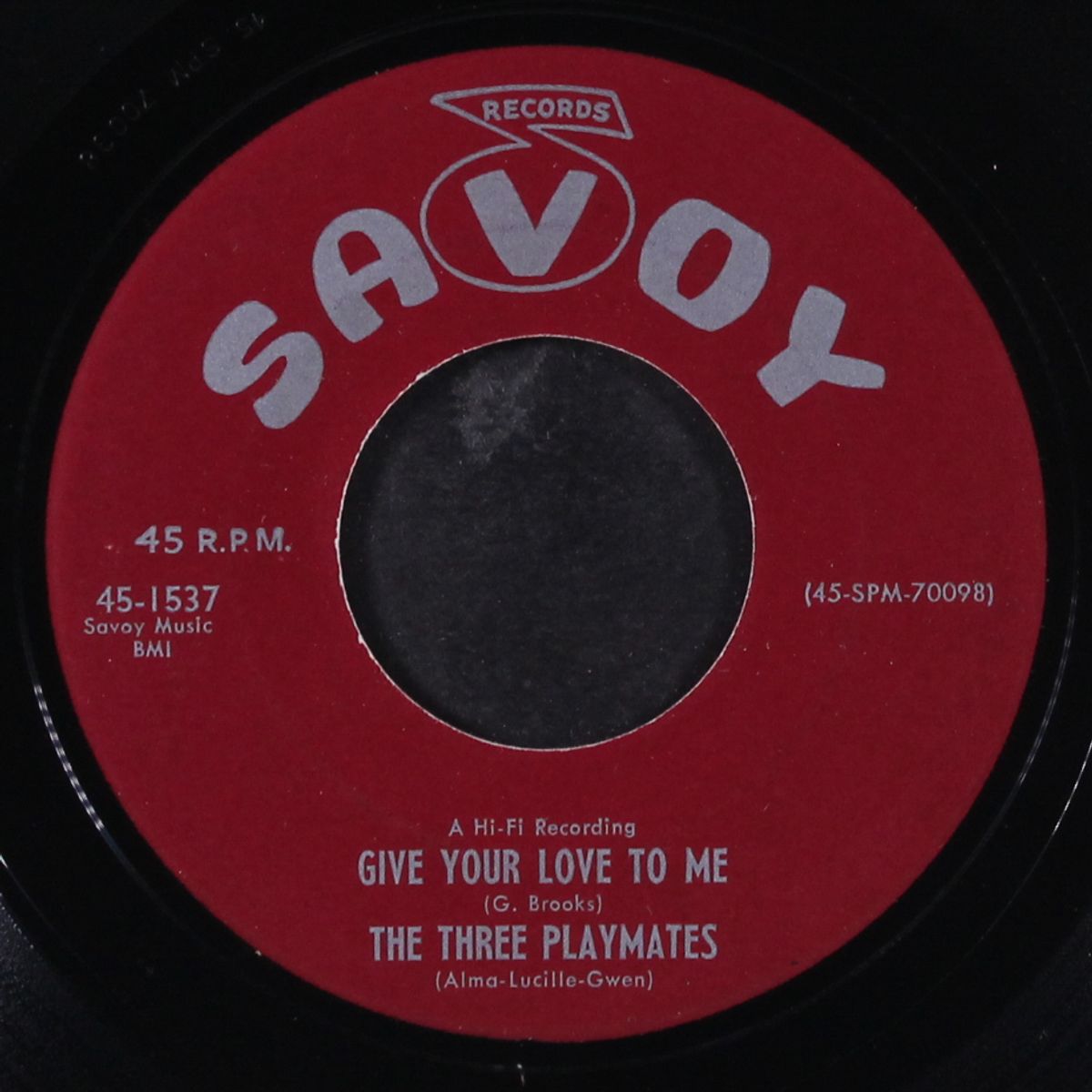 i dreamed / give your love to me by THREE PLAYMATES