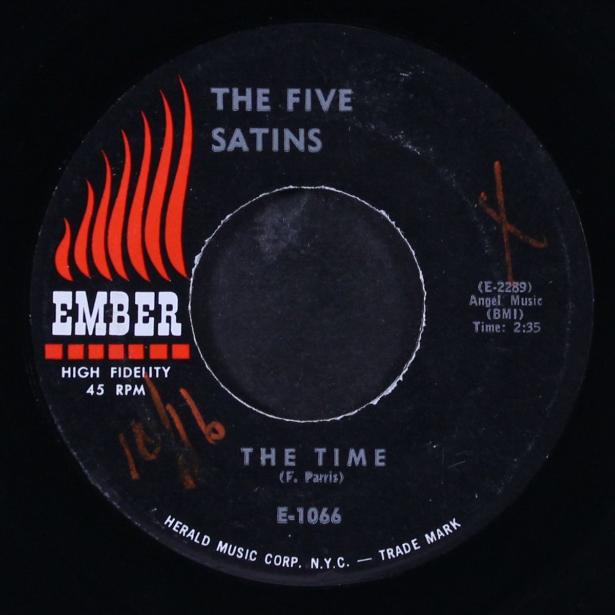 candlelight / the time by FIVE SATINS
