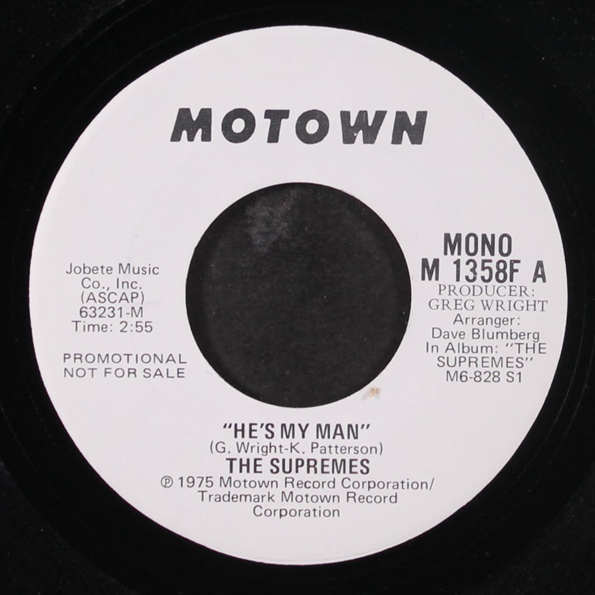 he's my man / mono by SUPREMES