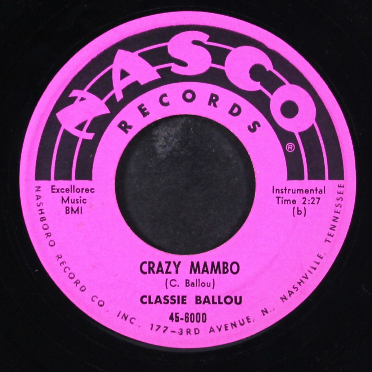 crazy mambo / confusion by CLASSIE BALLOU