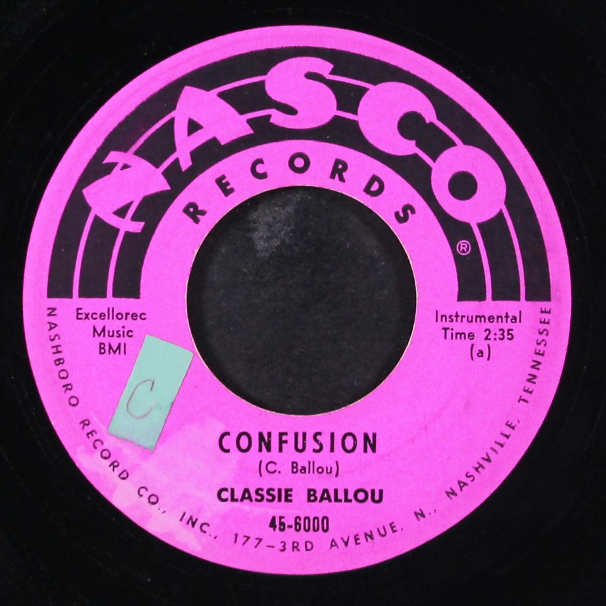 crazy mambo / confusion by CLASSIE BALLOU