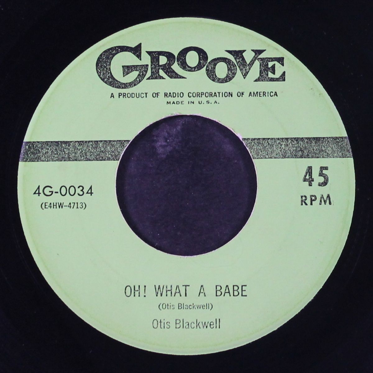 oh! what a babe / here i am by OTIS BLACKWELL
