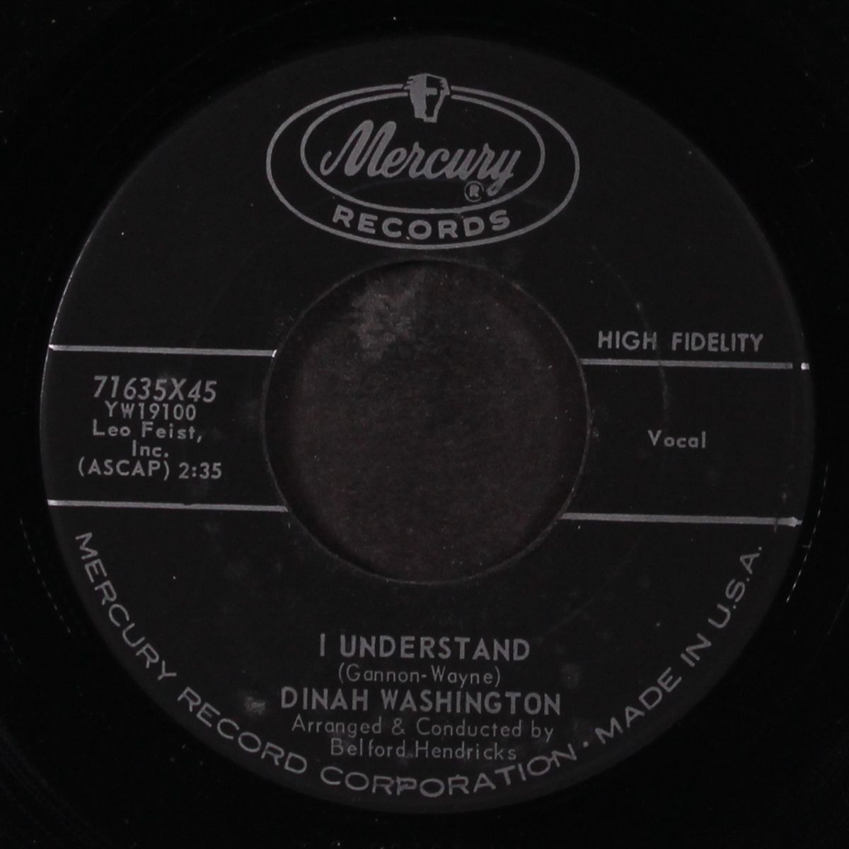 this bitter earth / i understand by DINAH WASHINGTON