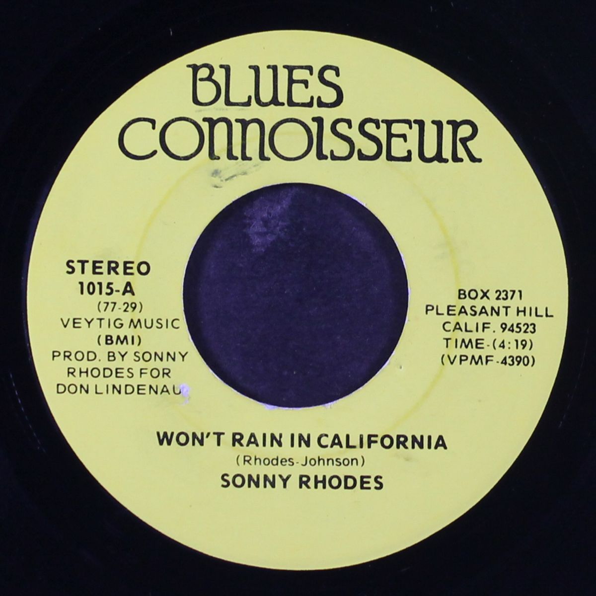 won't rain in california / look out for sonny rhodes by SONNY RHODES