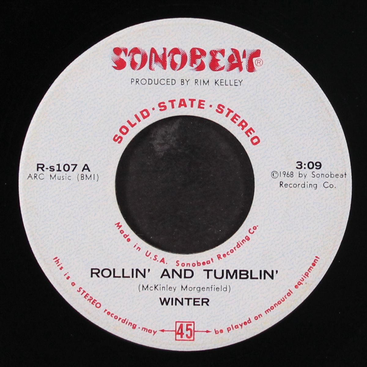 rollin & tumblin' / mean town blues by JOHNNY WINTER