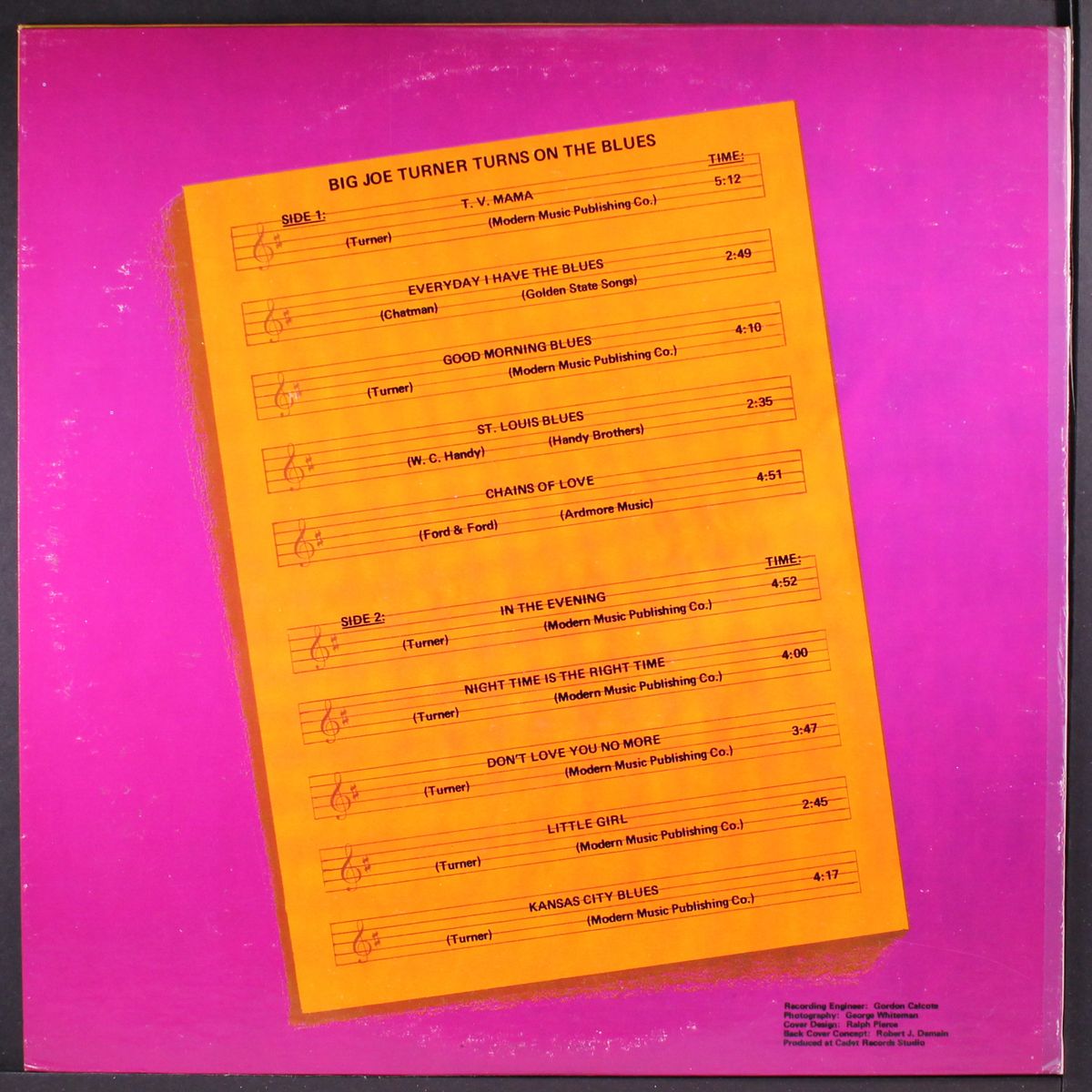 turns on the blues by BIG JOE TURNER