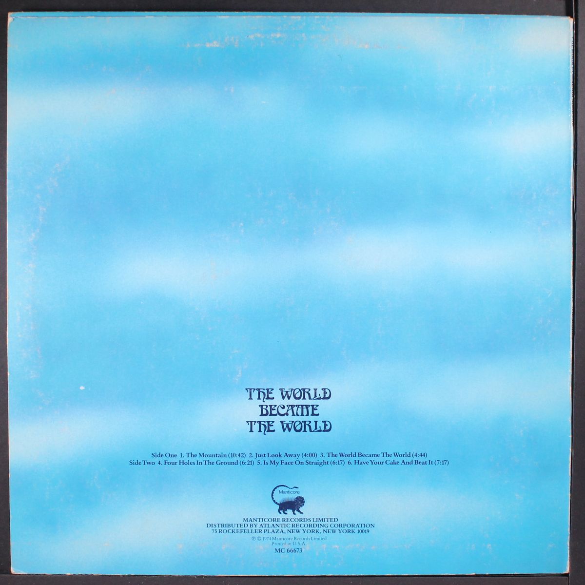 the world became the world by PREMIATA FORNERIA MARCONI (P.F.M.)