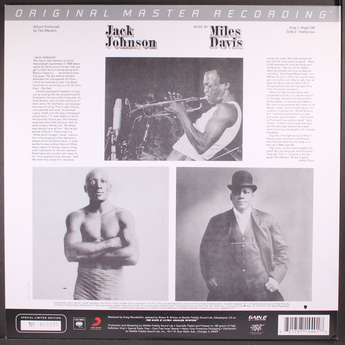 jack johnson by MILES DAVIS