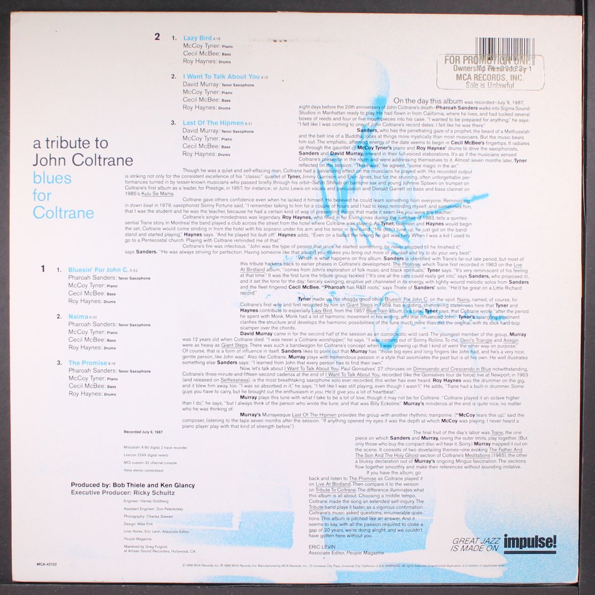 a tribute to john coltrane by VARIOUS