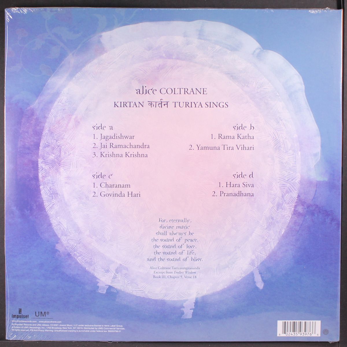 kirtan: turiya sings by ALICE COLTRANE