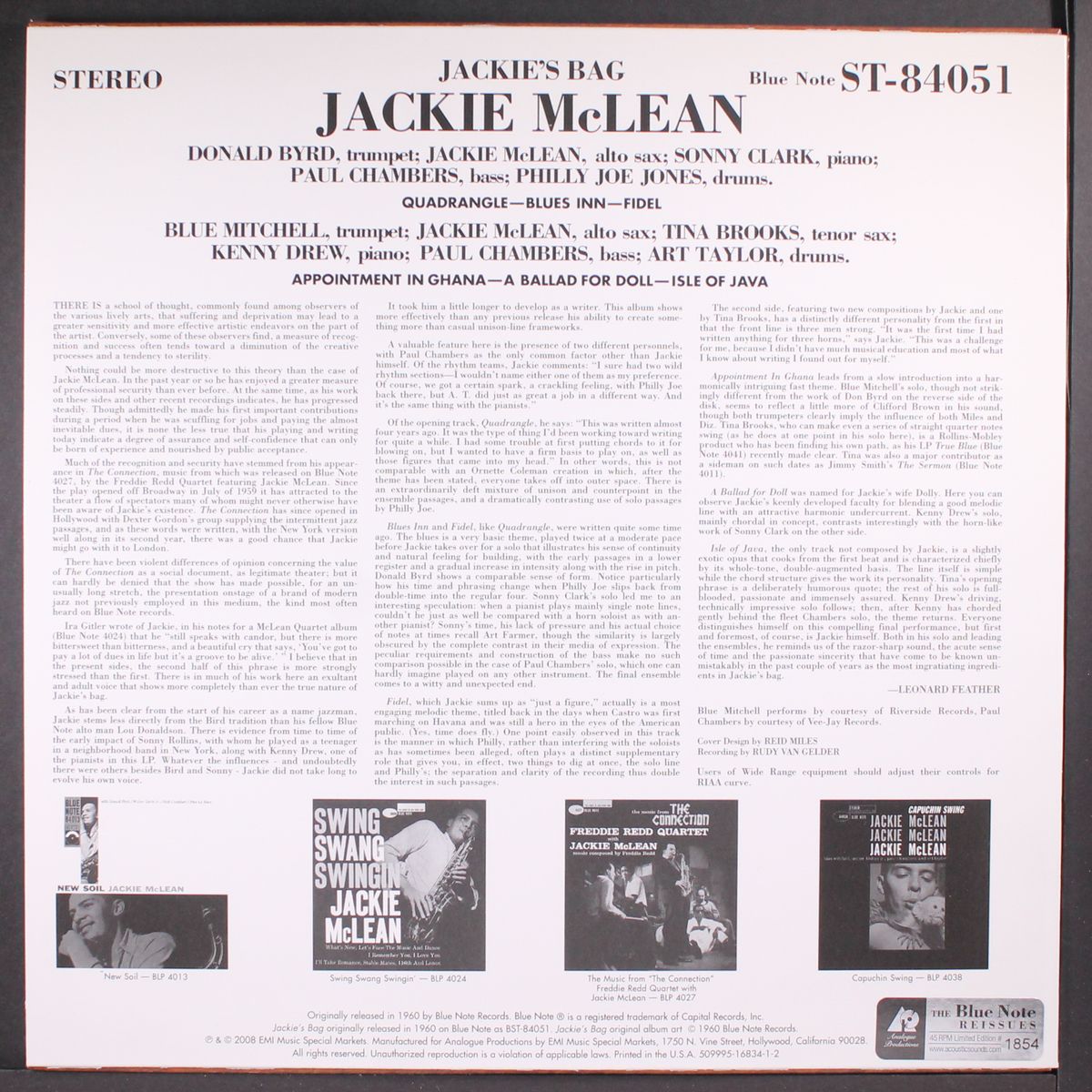 jackie's bag by JACKIE MCLEAN