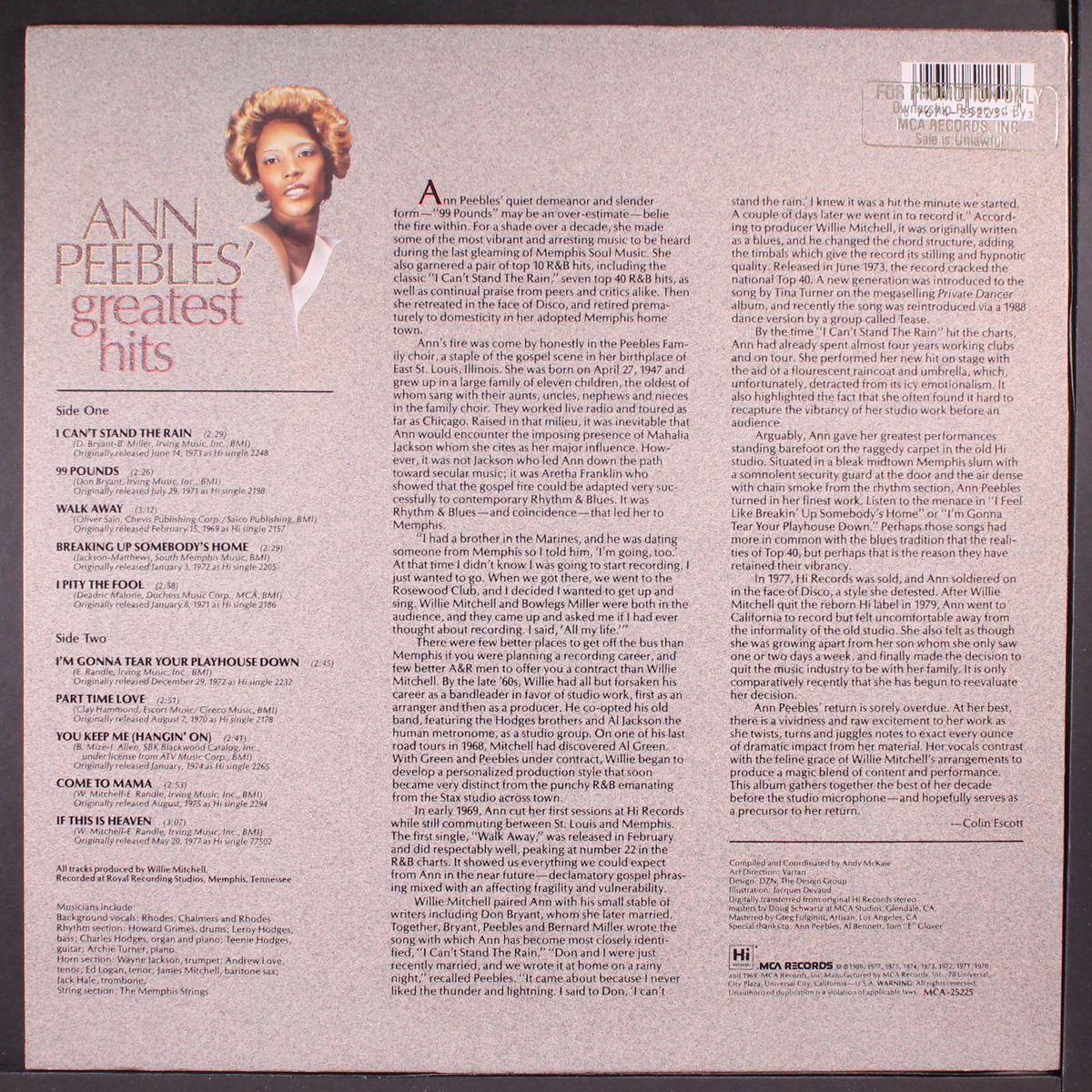 greatest hits by ANN PEEBLES