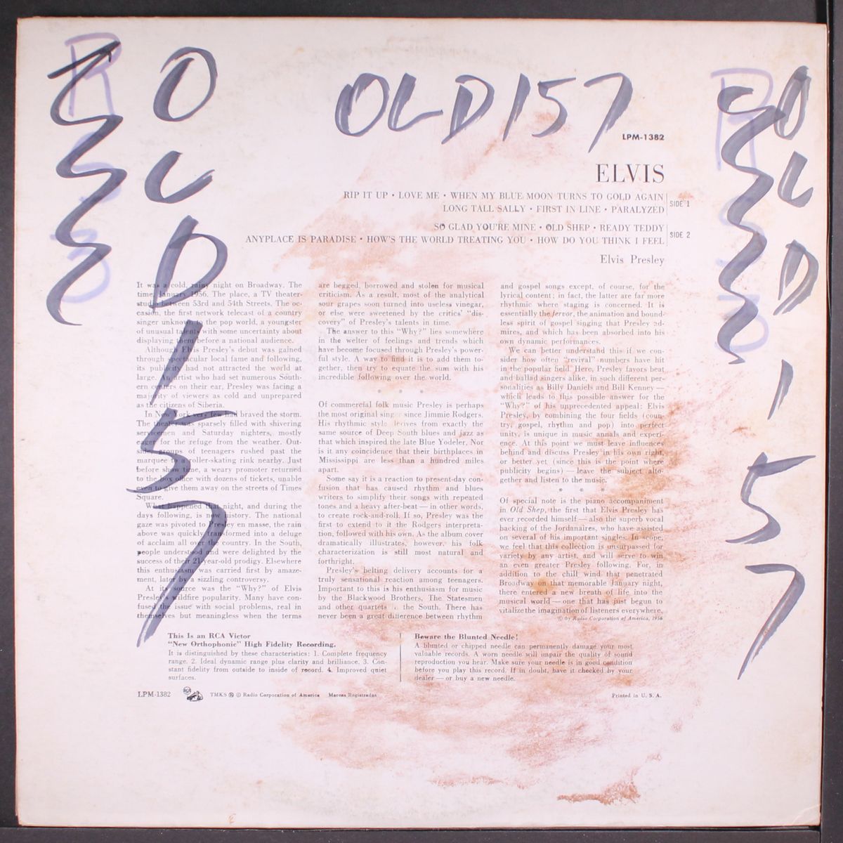 elvis by ELVIS PRESLEY