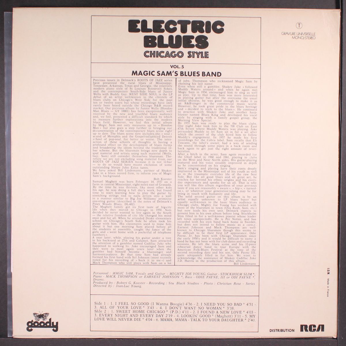 electric blues, chicago style, vol. 5 by MAGIC SAM