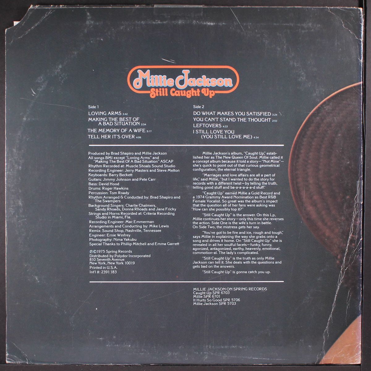 still caught up by MILLIE JACKSON
