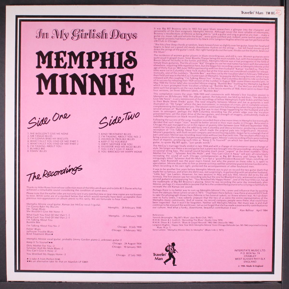 in my girlish days by MEMPHIS MINNIE