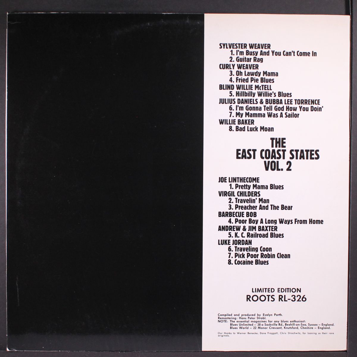 the east coast states, vol. 2 by VARIOUS