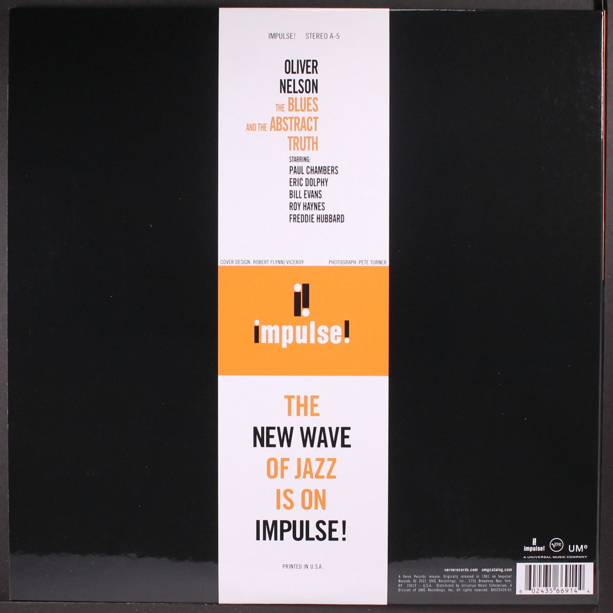 the blues and the abstract truth by OLIVER NELSON