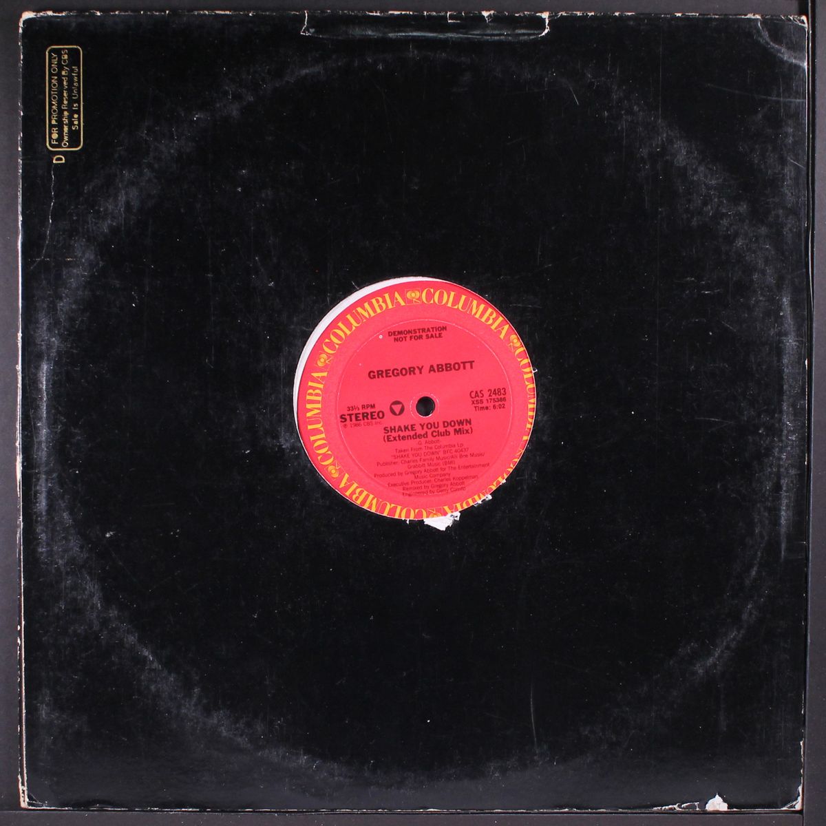shake you down (extended club mix) by GREGORY ABBOTT