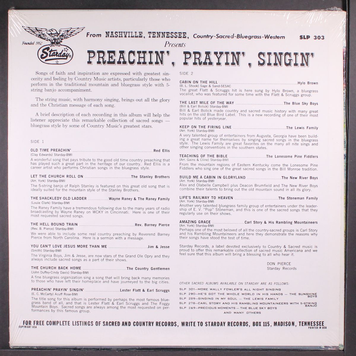 preachin', prayin', singin' by VARIOUS