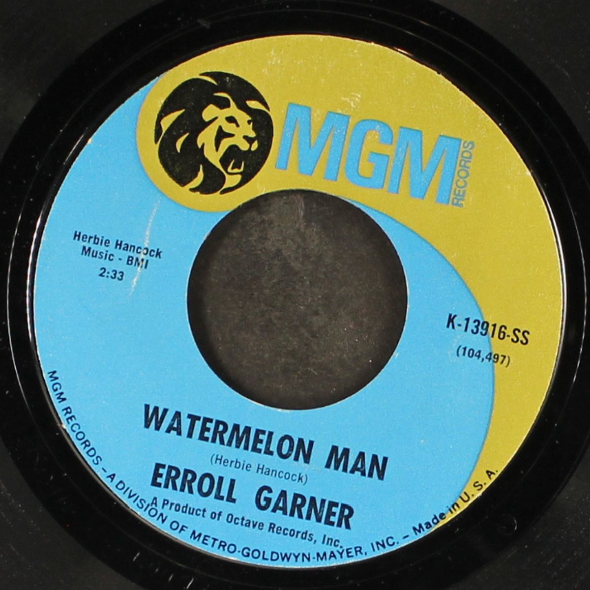 watermelon man / gaslight by ERROLL GARNER