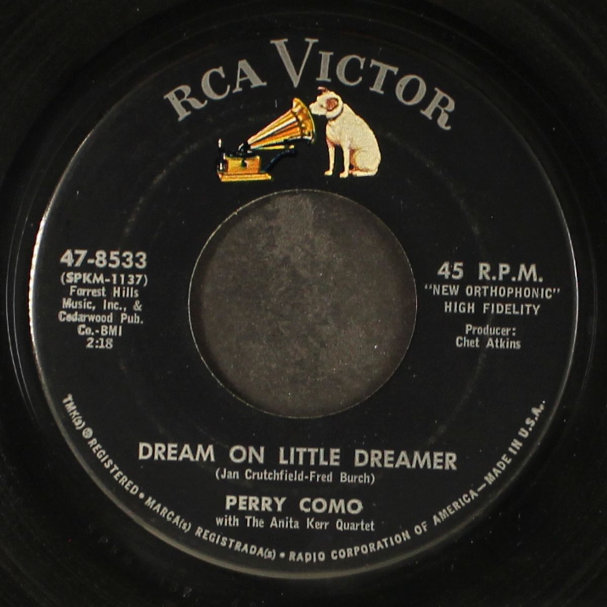 dream on little dreamer by PERRY COMO