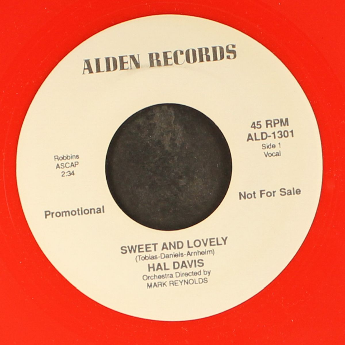 sweet and lovely / it's not the end by HAL DAVIS / JET SET