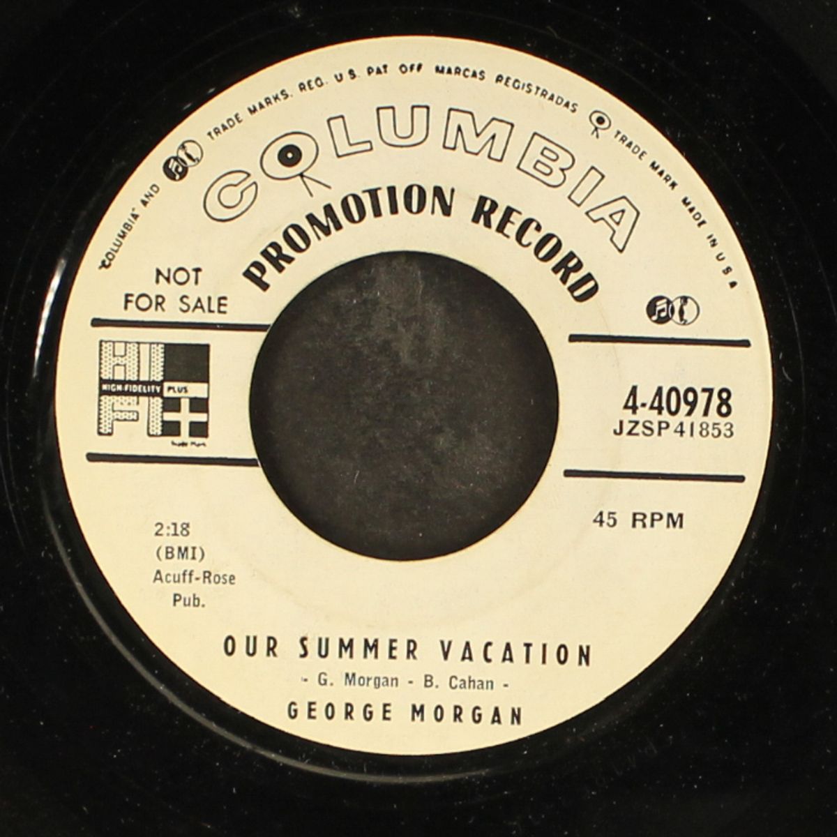 our summer vacation / it always ends too soon by GEORGE MORGAN