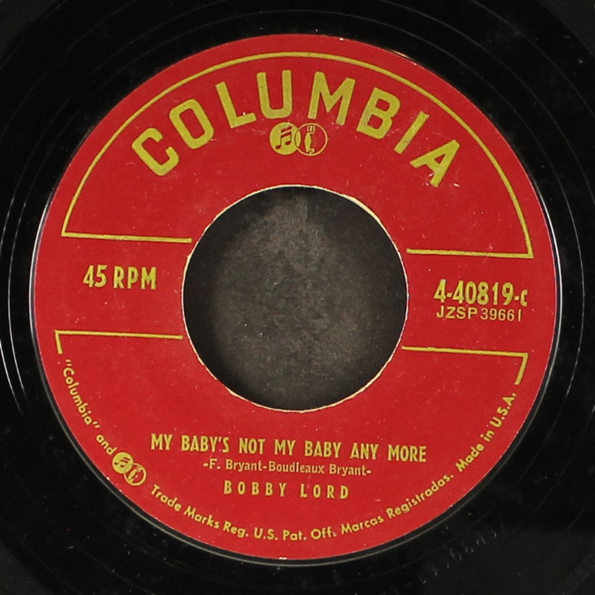 my baby's not my baby any more / your sweet love by BOBBY LORD