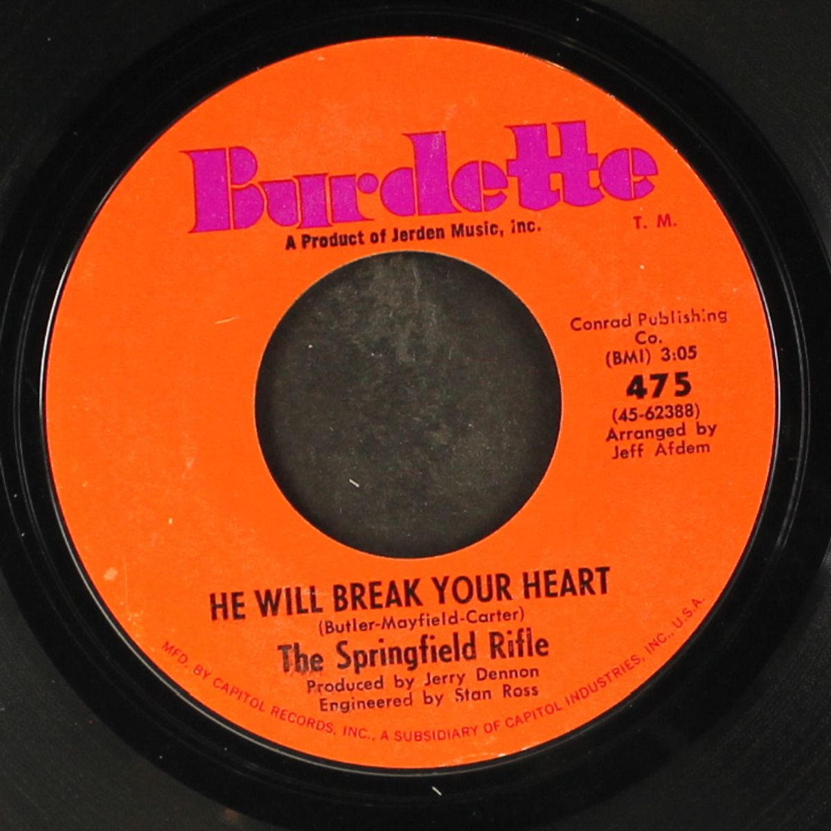 he will break your heart by SPRINGFIELD RIFLE