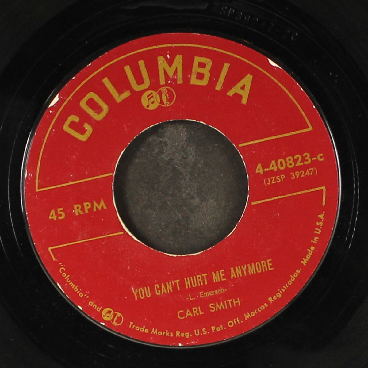 you can't hurt me anymore / that's the way i like you the best by CARL SMITH