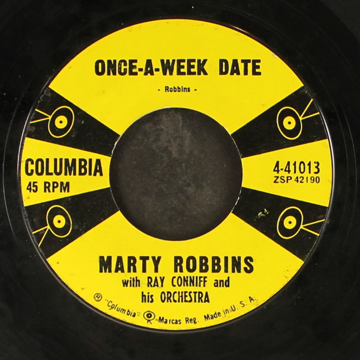 the story of my life / once-a-week date by MARTY ROBBINS