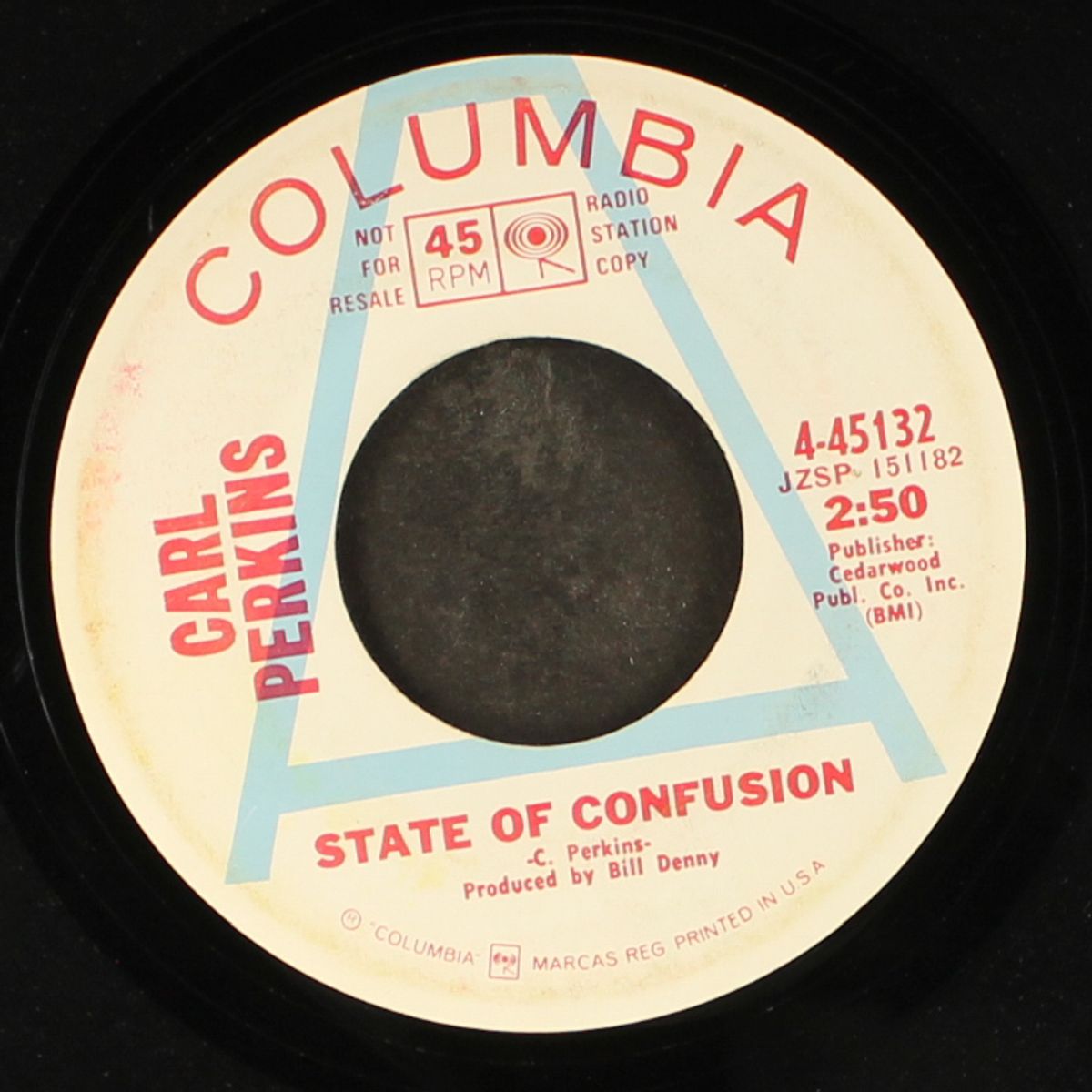 my son, my sun / state of confusion by CARL PERKINS