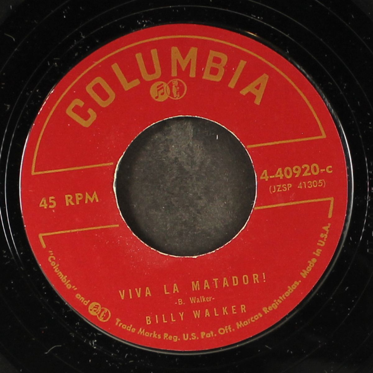on my mind again / viva la matador! by BILLY WALKER