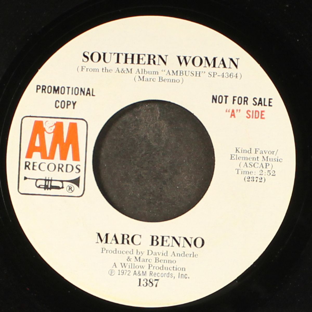 jive fade jive / southern woman by MARC BENNO