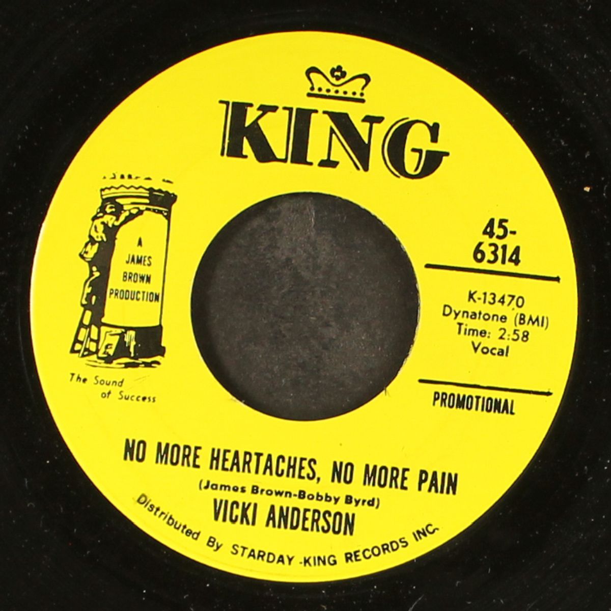 no more heartaches, no more pain / same by VICKI ANDERSON