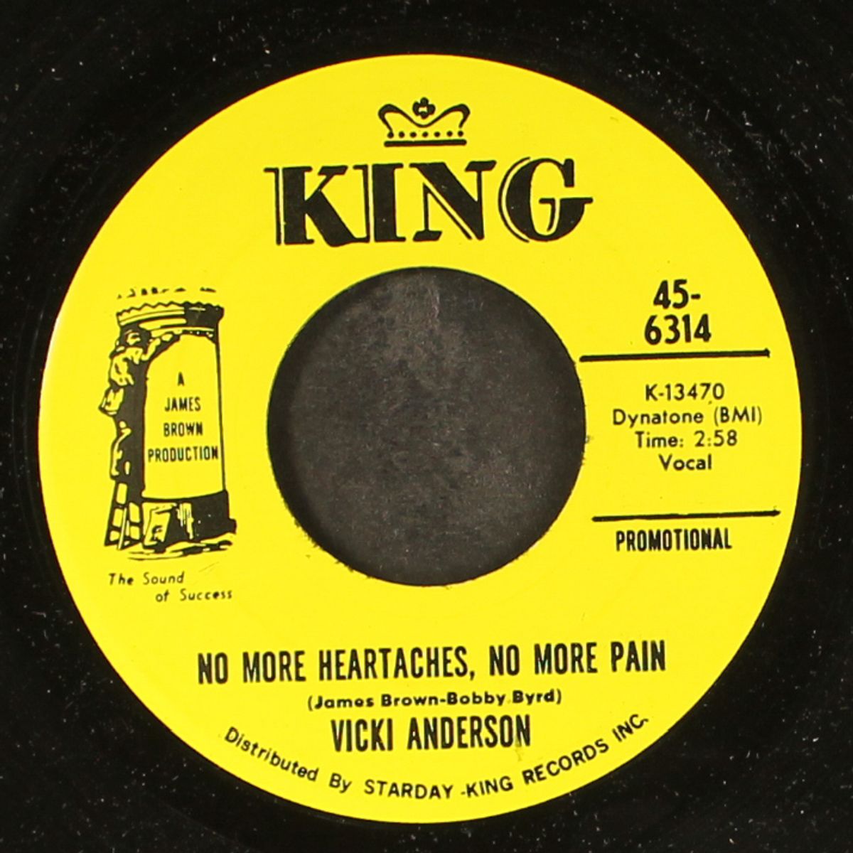 no more heartaches, no more pain / same by VICKI ANDERSON