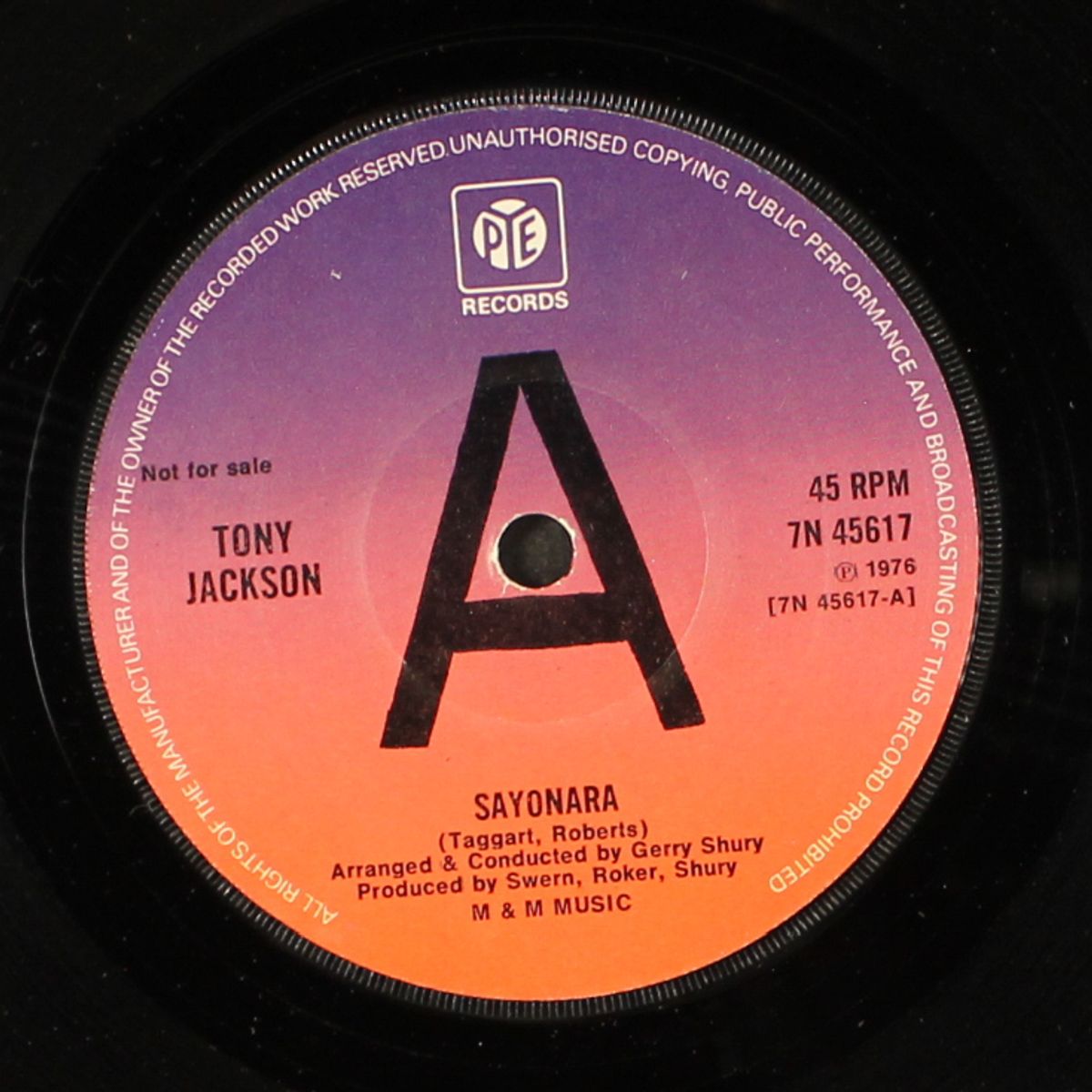 sayonara by TONY JACKSON