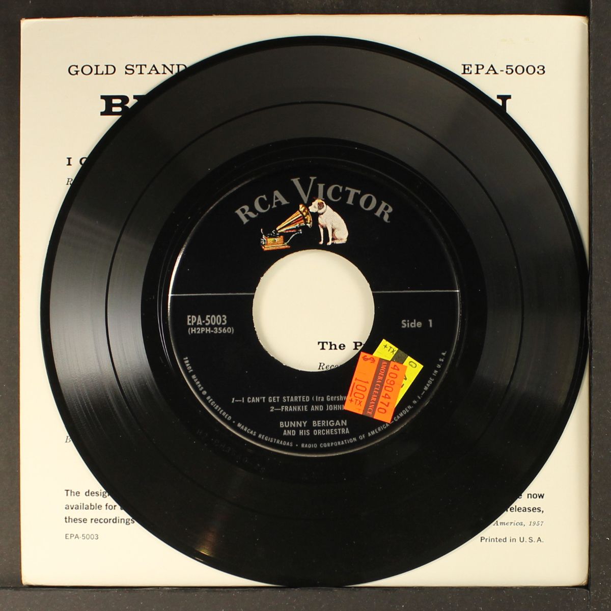i can't get started / +3 by BUNNY BERIGAN