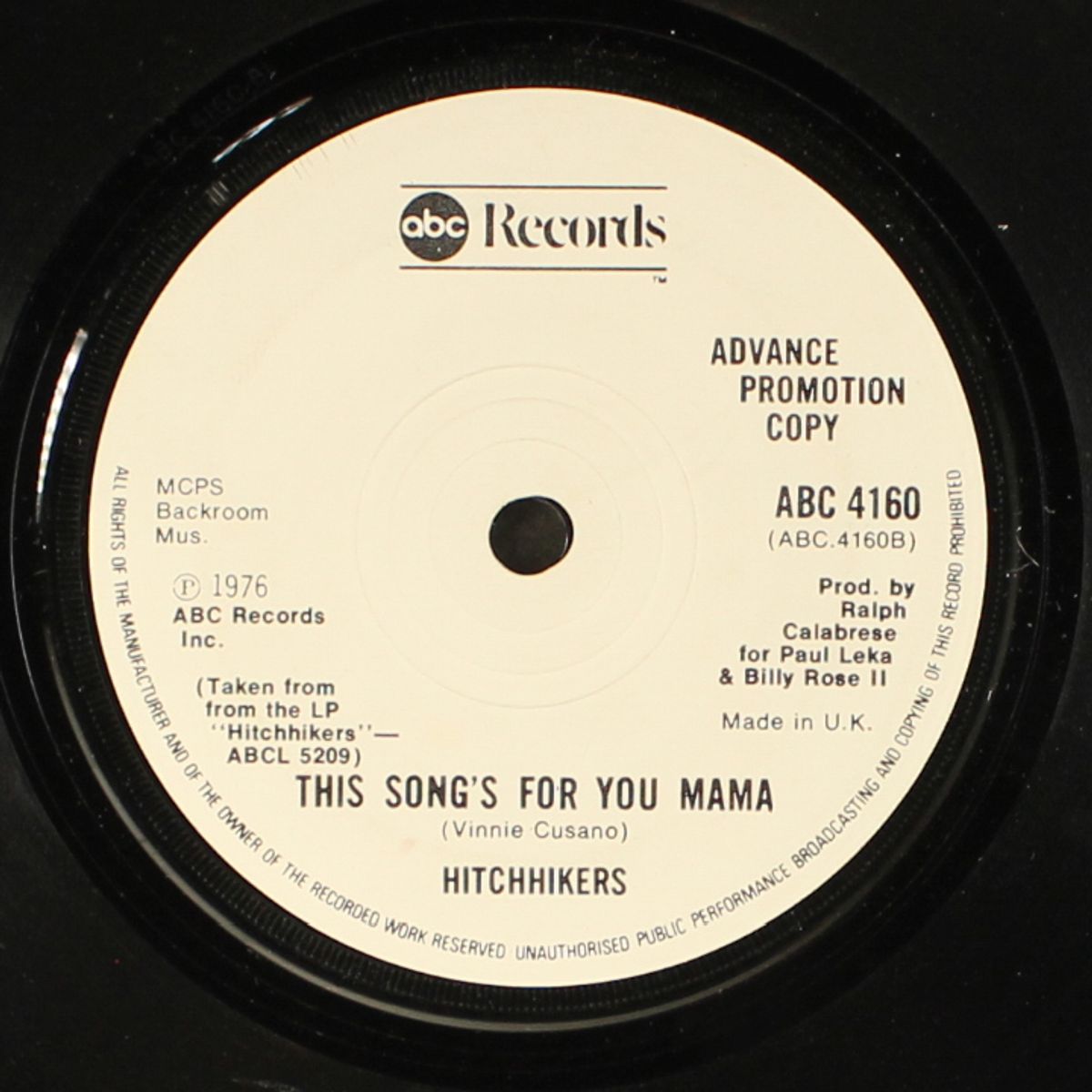 rolling dice / this song's for you momma by HITCHHIKERS