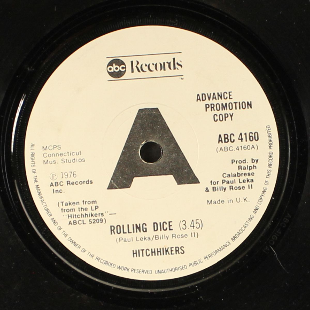 rolling dice / this song's for you momma by HITCHHIKERS