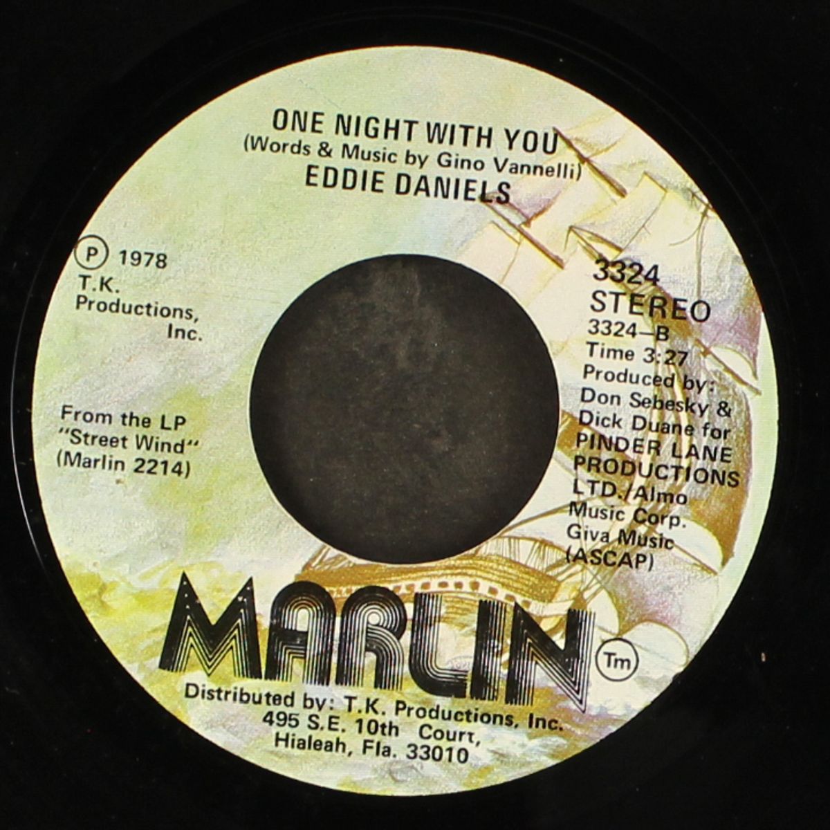 i go to rio / one night with you by EDDIE DANIELS