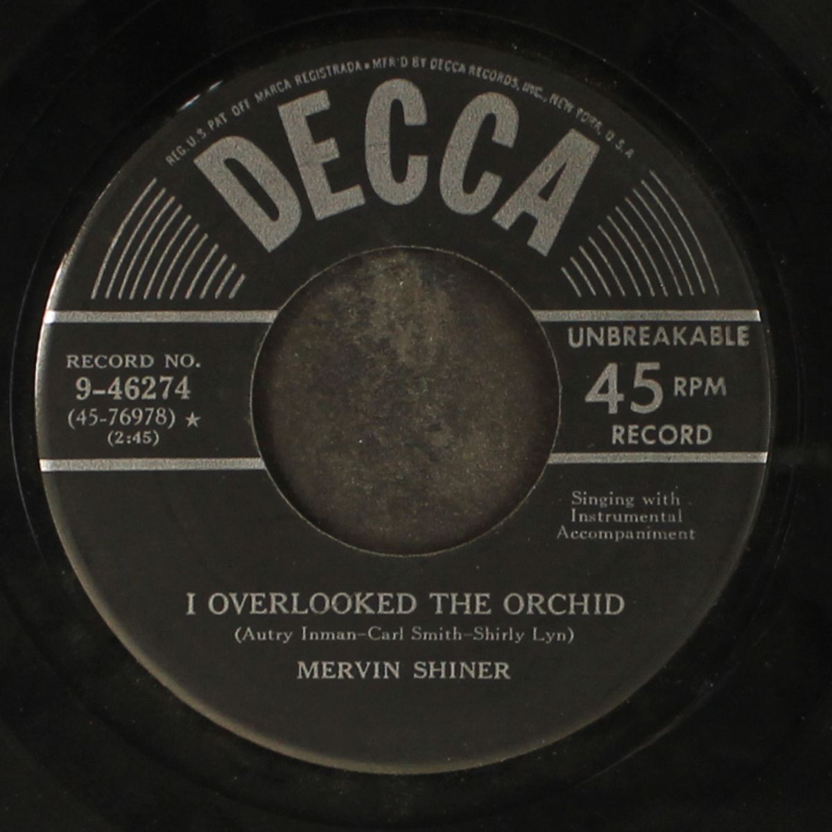 if you've got the money i've got the time / i overlooked the orchid by MERVIN SHINER