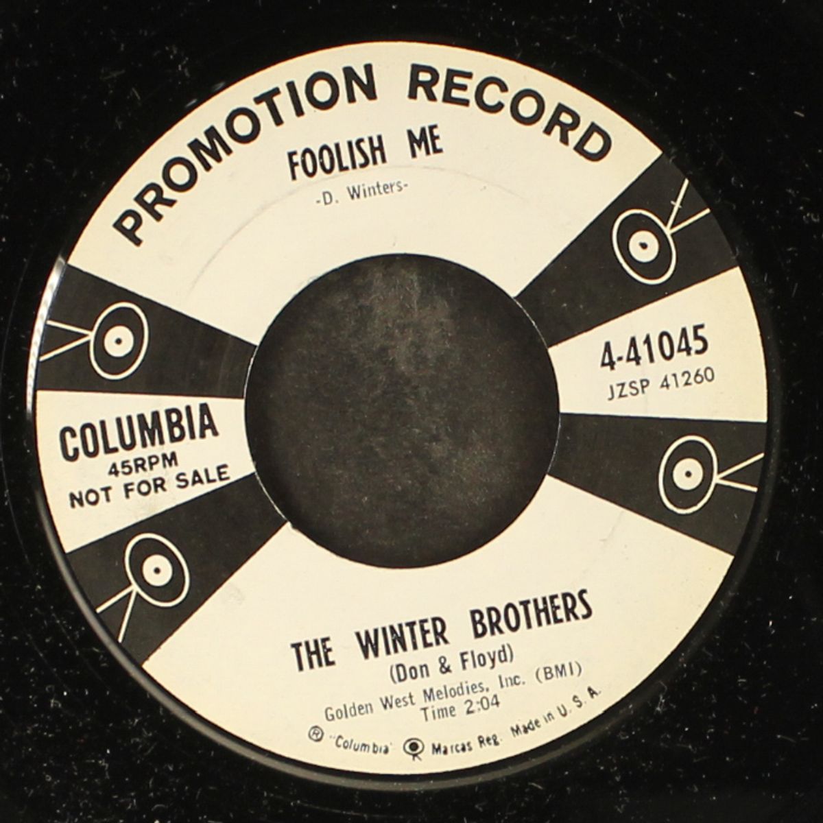 yours for a lifetime / foolish me by WINTER BROTHERS