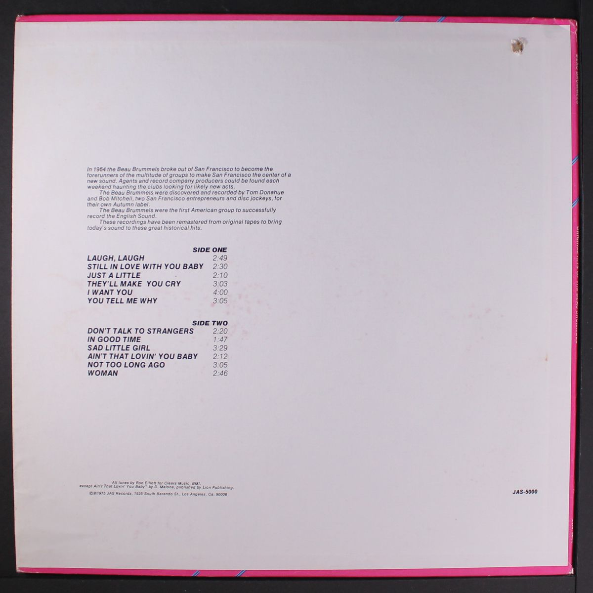 the original hits of the beau brummels by BEAU BRUMMELS