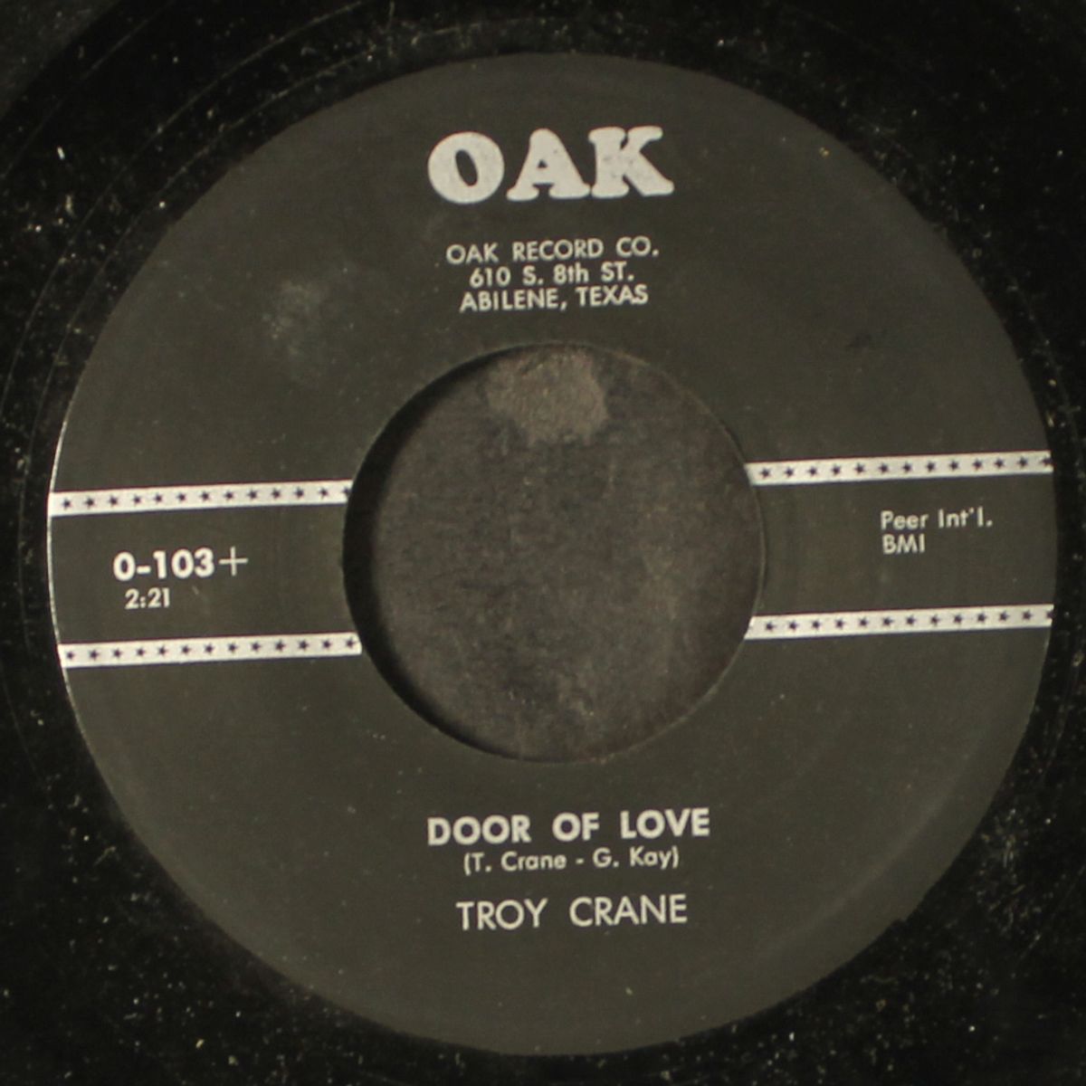door of love / always thinking of you by TROY CRANE / JIMMIE CRANE