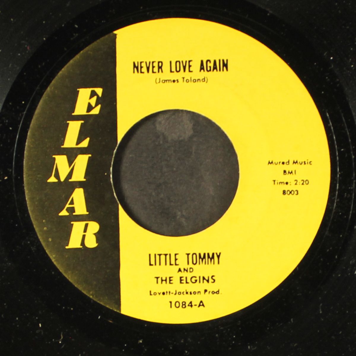 i walk on / never love again by LITTLE TOMMY & ELGINS