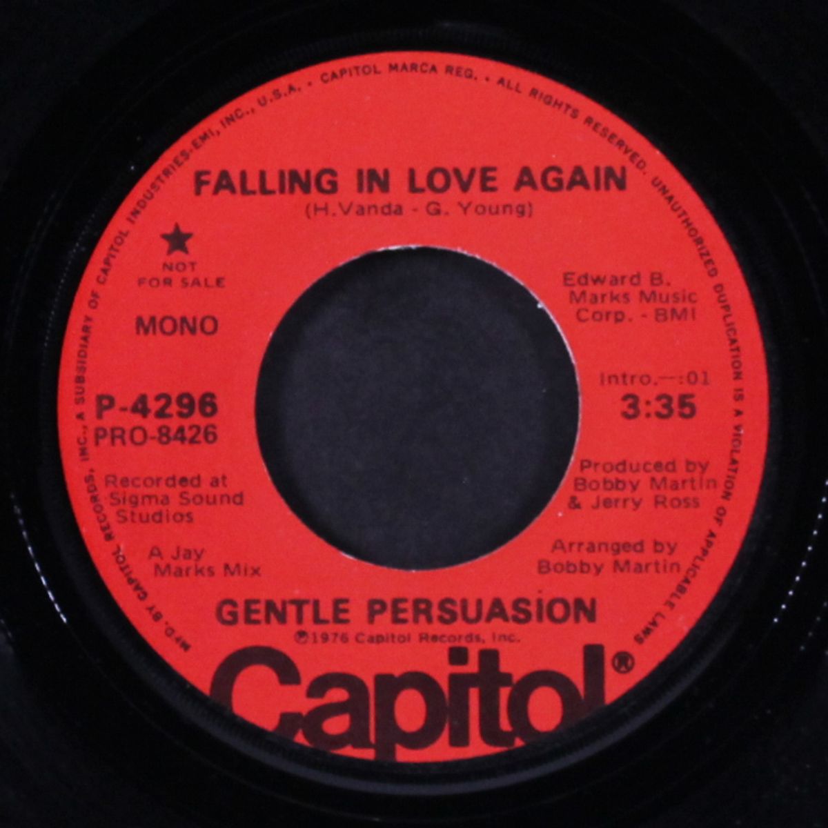 falling in love again / mono by GENTLE PERSUASION